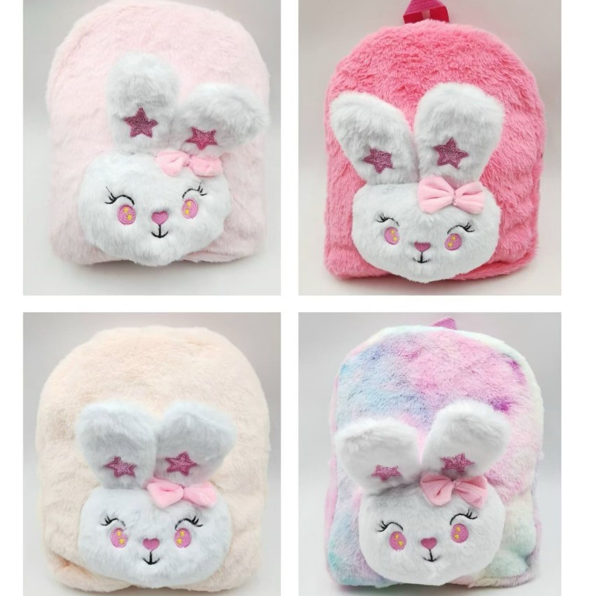 Mochilinha / Bolsa Infantil De Pelúcia / Fofa / De Unicórnio Para Meninas / Escola