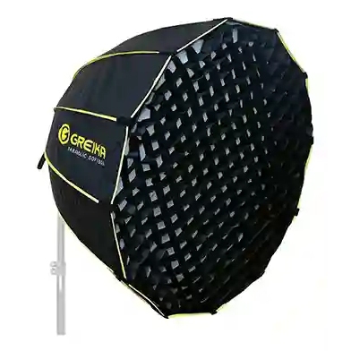 Softbox Greika Gkh-45 Parabolico 45cm Encaixe Bowens E Grid