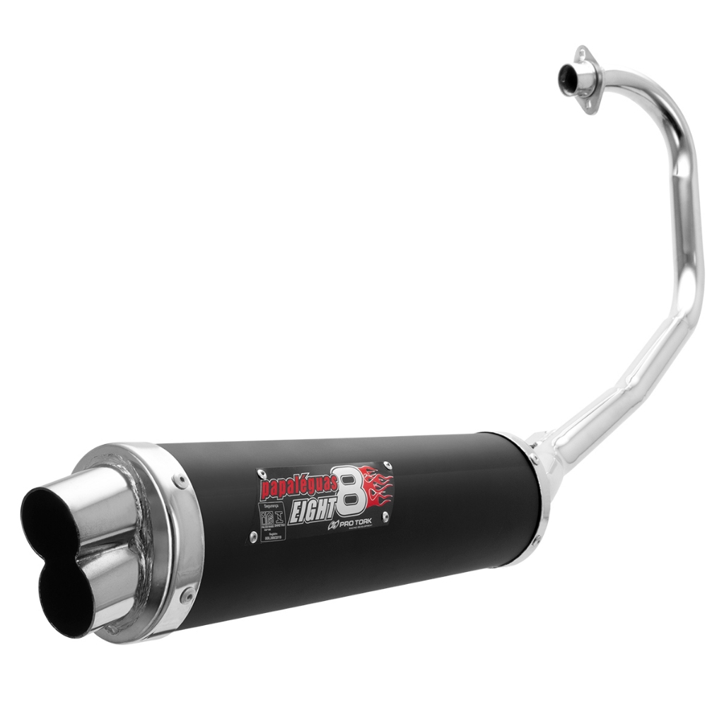 Escapamento Escape Moto Pro Tork Eight Titan 150 KS/ Fan 125 2009 a 2013 / Fan 150 ESI 2010 a 2013 em Oferta na Shopee