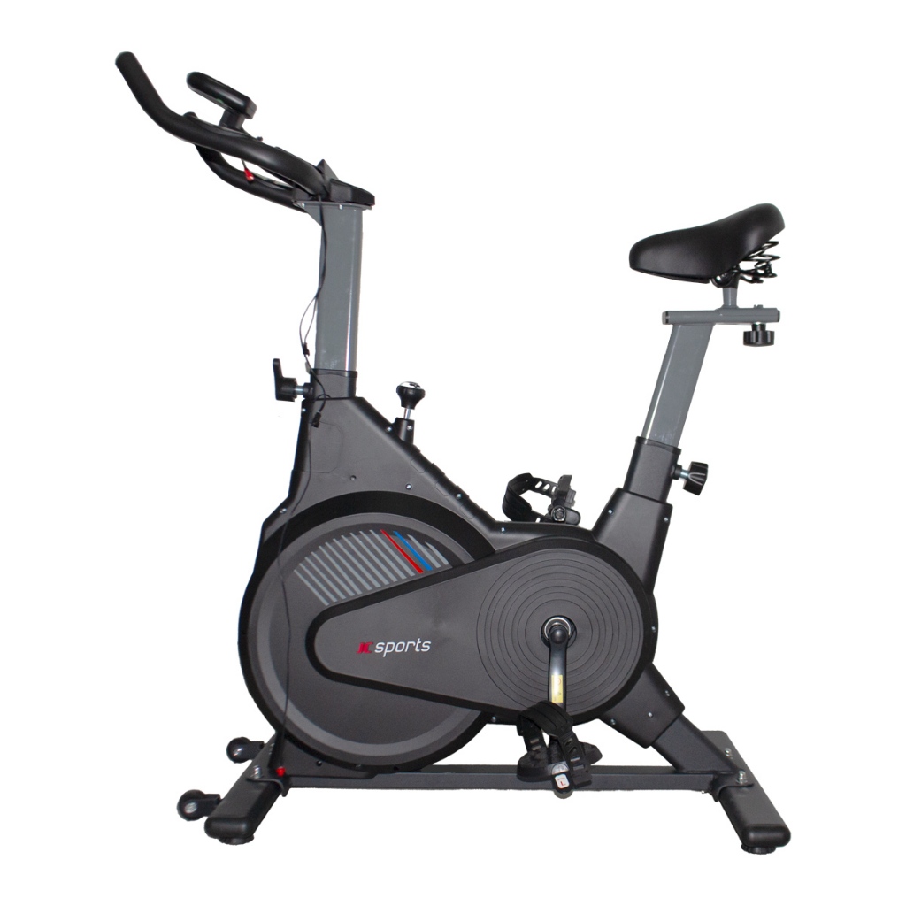 Bike Bicicleta Ergométrica Silenciosa Spinning para Apartamento "120kg" Roda de "Inércia" de 6 kilos  Monitor Cardiaco