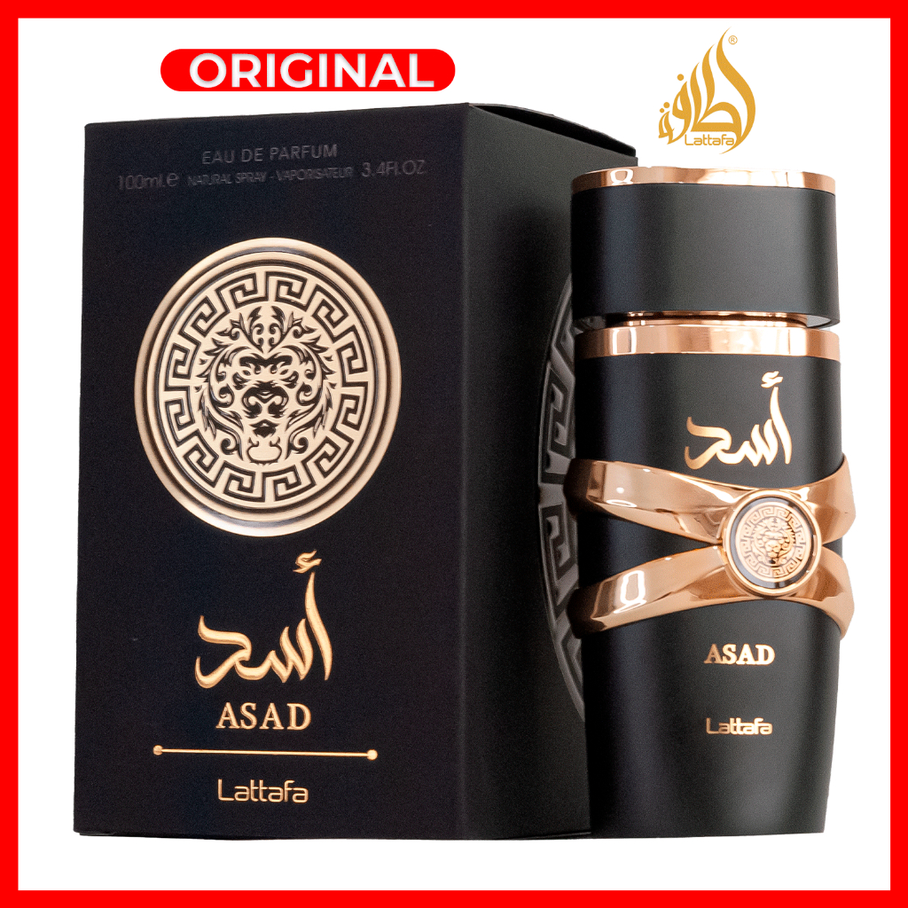 Lattafa Asad Eau de Parfum 100ml (Perfume Árabe Masculino Original) em Oferta na Shopee