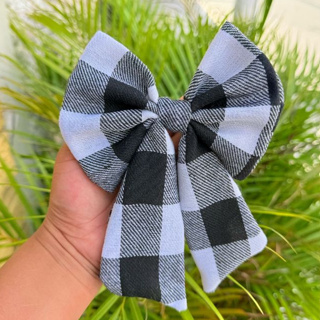 Laço de cabelo xadrez feminino adulto e infantil vários modelos e cores tendência moda festas junina em Oferta na Shopee