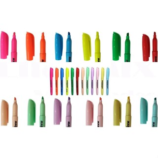 Marca Texto Masterprint 36 Unidades Cor Neon e Pastel em Oferta na Shopee