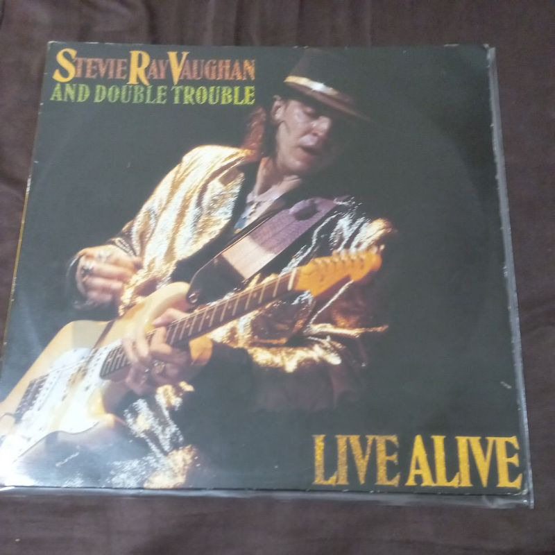 LP Duplo Stevie Ray Vaughan And Double Trouble Live Alive IMPORTADO CBS 1986 Original (Rarissímo)