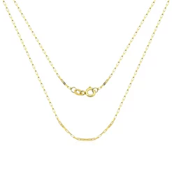 Corrente masculina ouro 18k veneziana longa 60cm