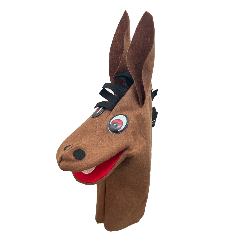 FANTOCHE EM FELTRO CAVALO JODANE
