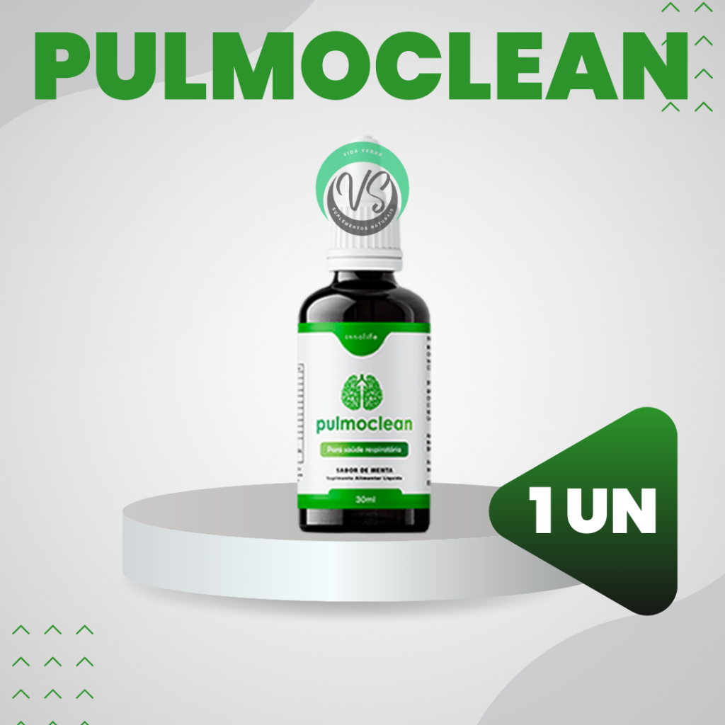 Super Oferta 1x PulmoClean Original 30ML em Oferta na Shopee
