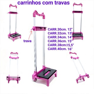 Suporte Carrinho Mochilas Rodinhas Silicone Tamanho 30 36 E 40 CM Resistente em Oferta na Shopee
