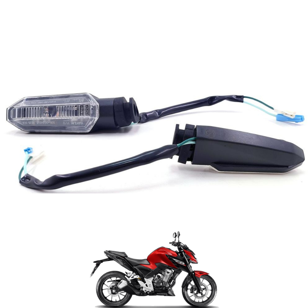 PAR PISCA COMPLETO LED CB 300F 2023-2024 TWISTER TRASEIRO SEM PARAFUSO  MOD. ORIGINAL em Oferta na Shopee