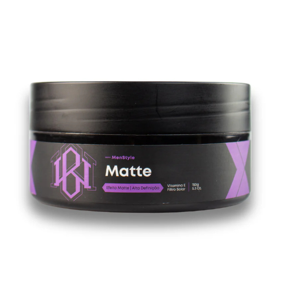 Pomada Modeladora 150g Profissional  Menstyle Black White Cosmético