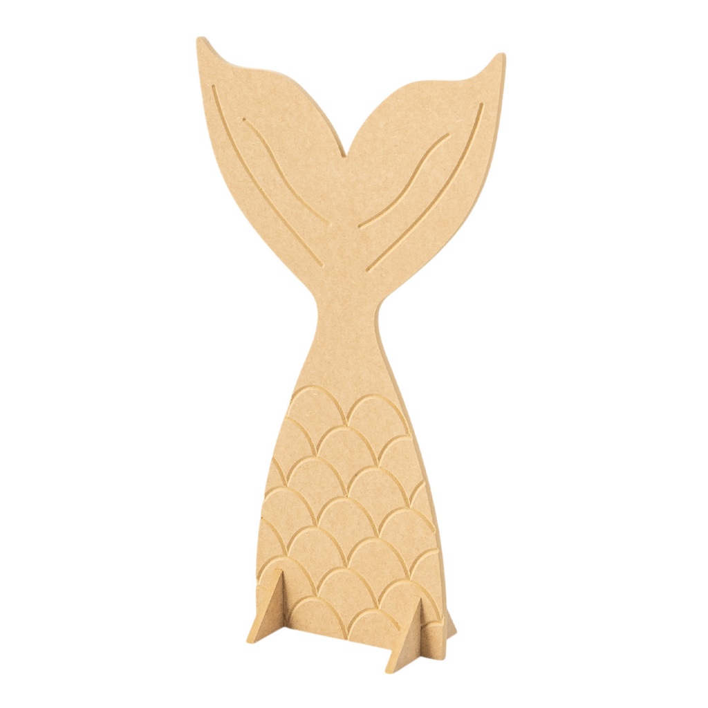 Enfeite De Mesa Rabo Cauda De Sereia Mdf