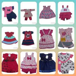 Kit 10 Roupinhas Conjunto Vestido Roupa de Bebê Menina Infantil Atacado em Oferta na Shopee