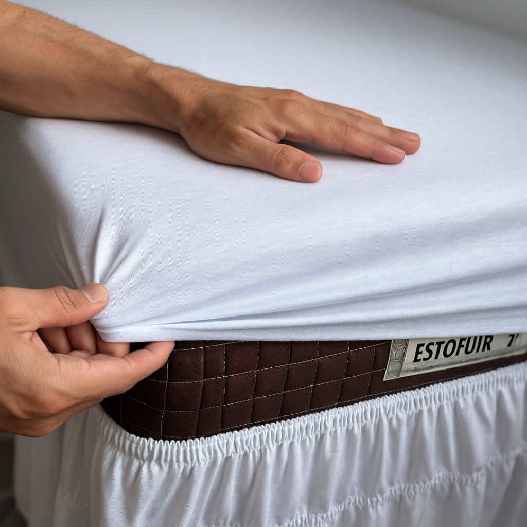 Lençol Solteiro com Elástico em Malha 100% Algodão em Oferta na Shopee