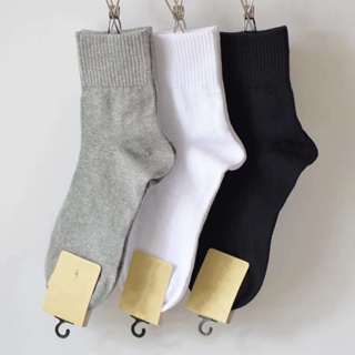 3/6/12 Pares de Meias Masculina Cano Alto Confortável Casual e À moda,adequado para desportos tamanho 40-46 em Oferta na Shopee