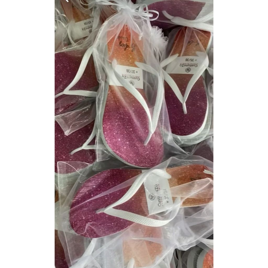 Saquinhos de organza 20x35 - 15 Pecas embalagem para chinelo e lembrancinhas
