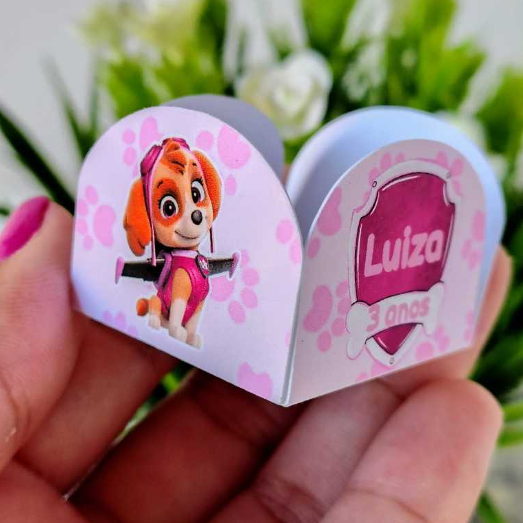 FORMINHA PARA BRIGADEIRO SKYE PATRULHA CANINA - FORMINHAS PERSONALIZADA DOCINHO