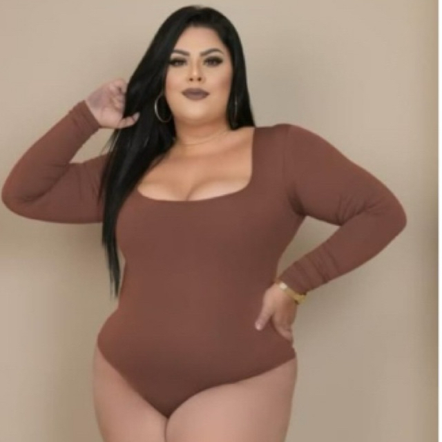 BLUSA BLUSINHA BODY BORI BORY MANGA LONGA ESTILO MAIO PLUS SIZE INVERNO OMBRO A OMBRO FRIO VERÃO QUADRADO DECOTE CANOA