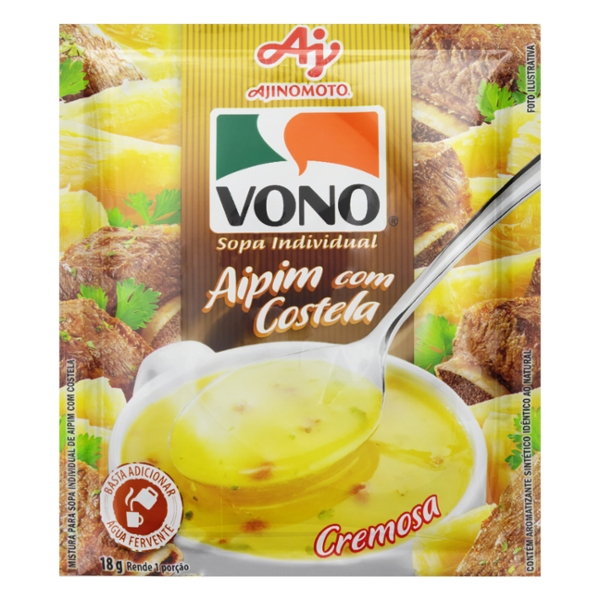 10 Sopas Vono Aipim com Costela