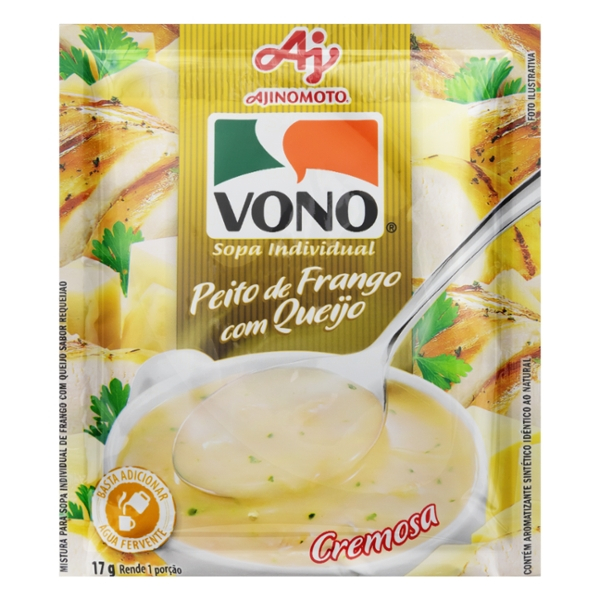 10 Sopa Vono Frango com Queijo