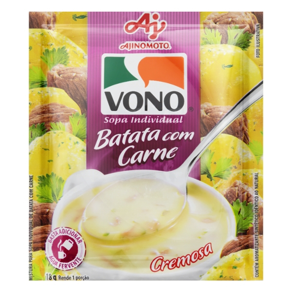 10 Sopa Vono Batata Com Carne - Sopa Cremosa