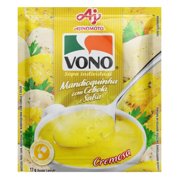 10 Sopa Vono Mandioquinha com Cebola e Salsa - Super Cremosa