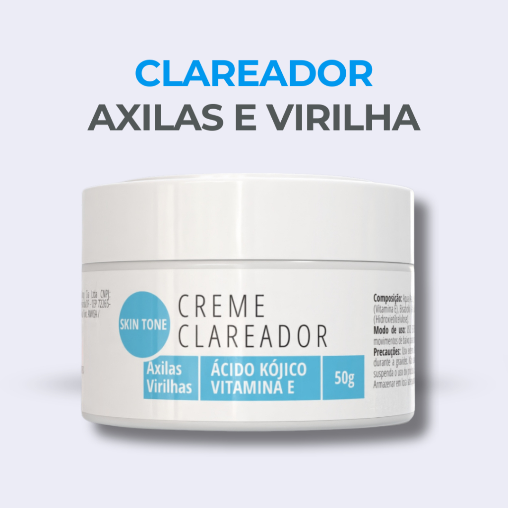 Creme Clareador Skin Tone para Axilas Virilhas em Oferta na Shopee