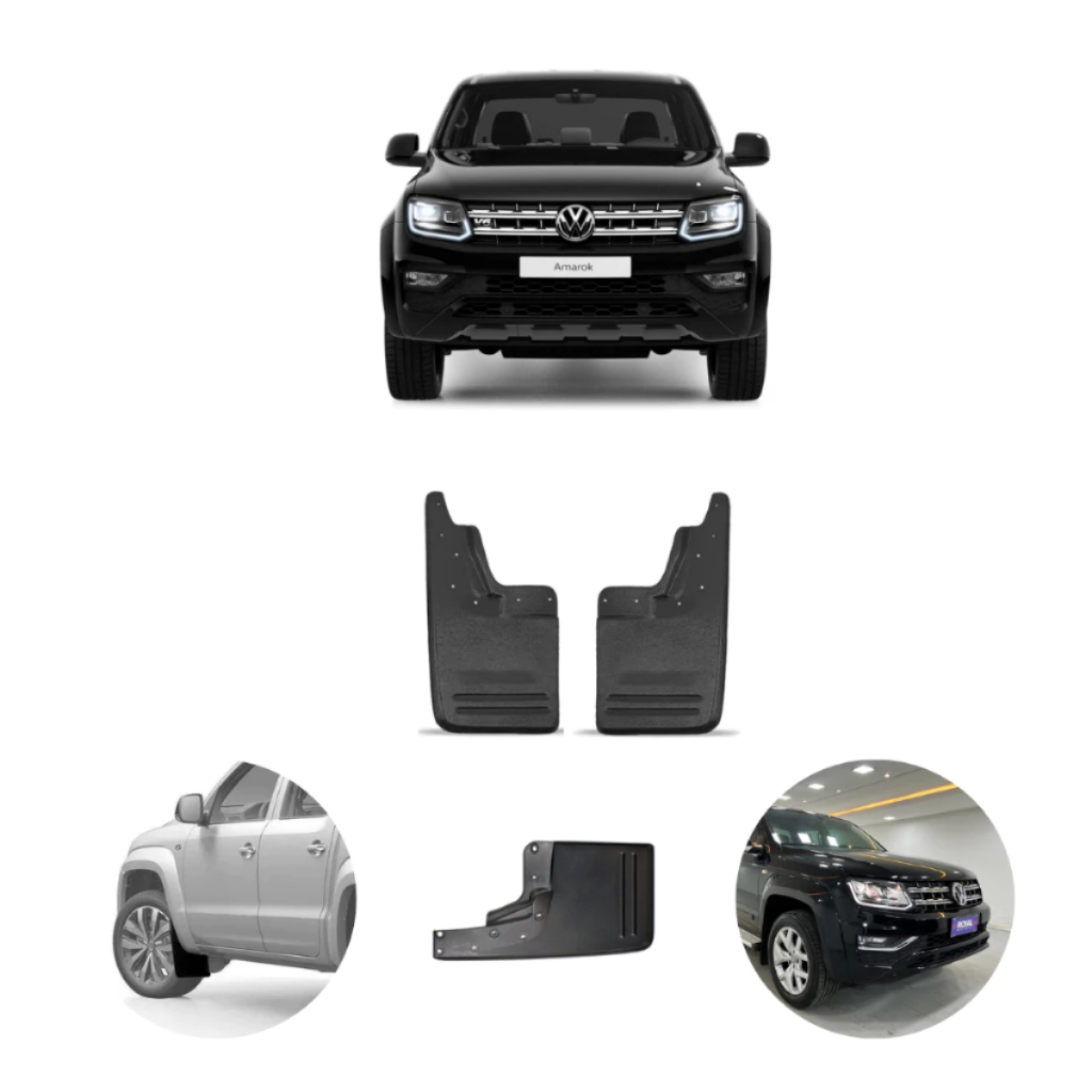 Par Dianteiro Apara Barro Amarok Trendline Highline SE C/ Alargador 2010 A 2016