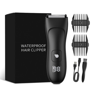 Removedor Elétrico De Pêlos De Partes Íntimas Masculinas Aparador De Cabelo Para Homens E…