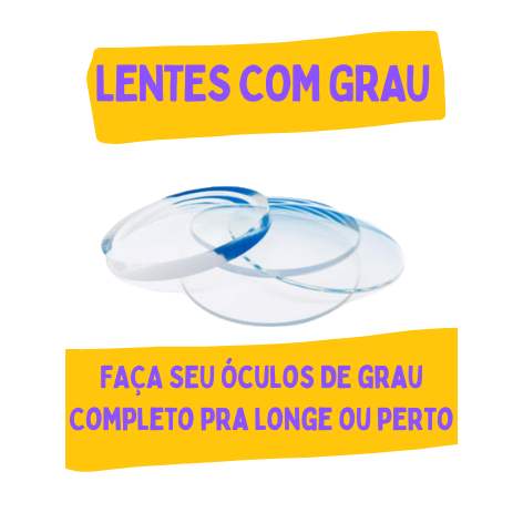 Lentes de grau para fazer seu óculos longe ou perto com miopia hipermetropia astigmatismo completo em Oferta na Shopee