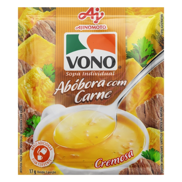 10 SOPA VONO ABÓBORA COM CARNE - SUPER CREMOSA