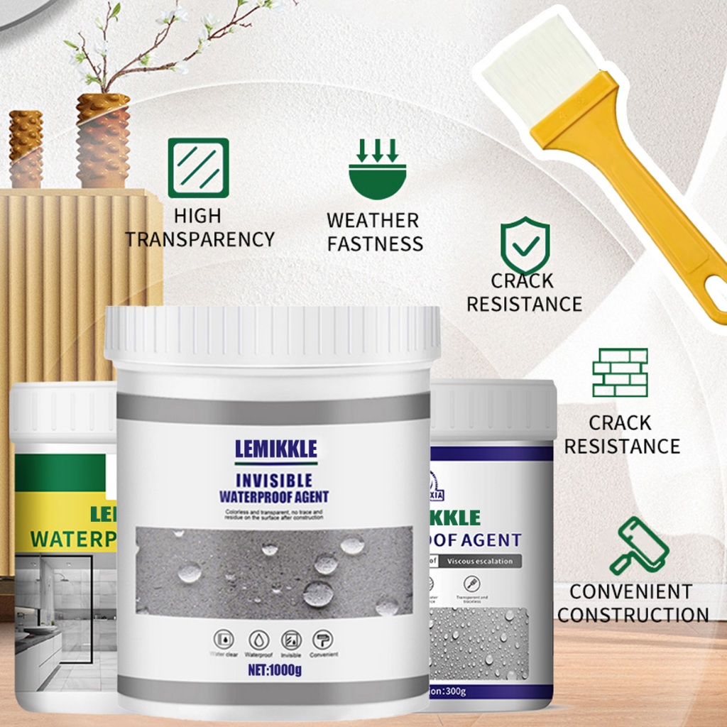 Invisível Impermeável 300/500/1000ML Agente De Revestimento Transparente Anti-Vazamento Cola De Reparo De Condução em Oferta na Shopee