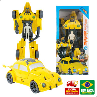 Brinquedo Robo Fusca Transforme Super Guardiões da Terra Defensor Kendy  BQ8011A