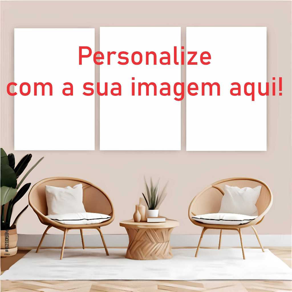 KIT 3 QUADROS DECORATIVOS-PERSONALIZE COM A SUA IMAGEM-DECORAÇÃO em Oferta na Shopee
