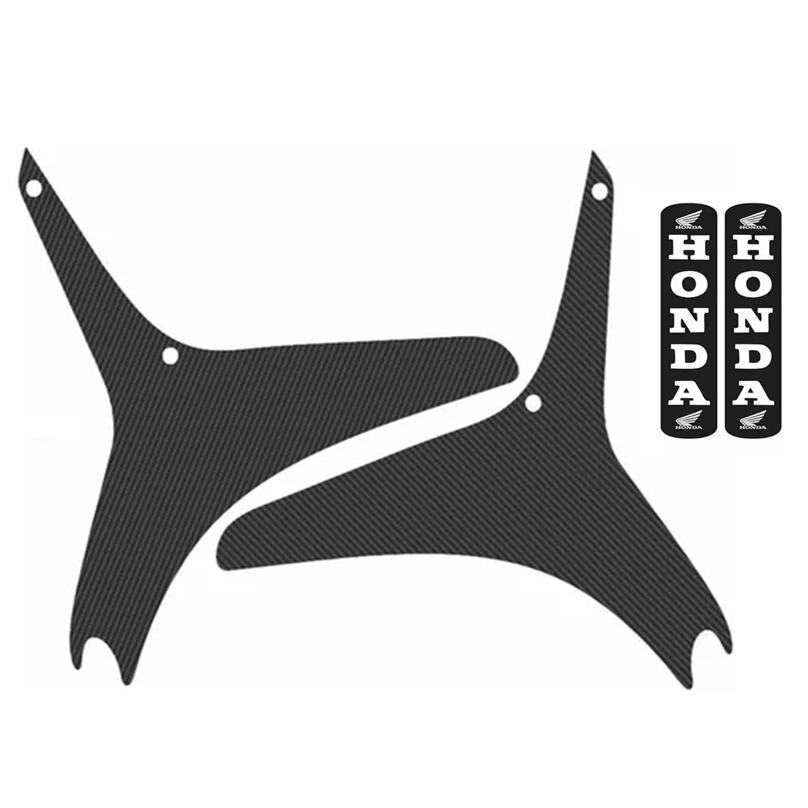 kit Adesivos Compatível com Moto Honda CBR Carenagem Cbr 600rr 2008 Laterais p/ Dois Lados + Par Bengalas Honda M3
