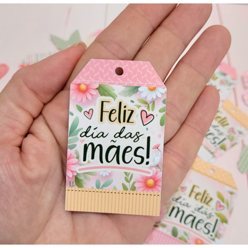 Tag personalizadas para Dia das mães// mimo dia das mães em Oferta na Shopee