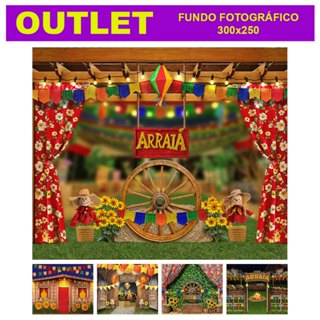 Fundo Fotográfico Festa Junina Tecido Gigante Queima Estoque 300x250 em Oferta na Shopee