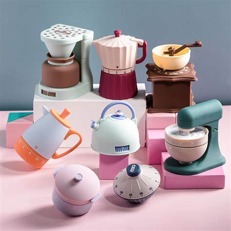 Timer de Cozinha Cronômetro Temporizador Relógio Despertador Decorativo Receita Bolos Culinaria Doce