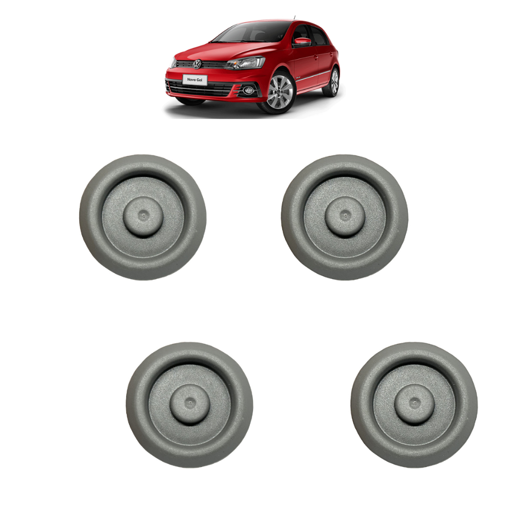 Kit 4x Tampão Assoalho Vw Fox/gol/saveiro 04/ - 90964902