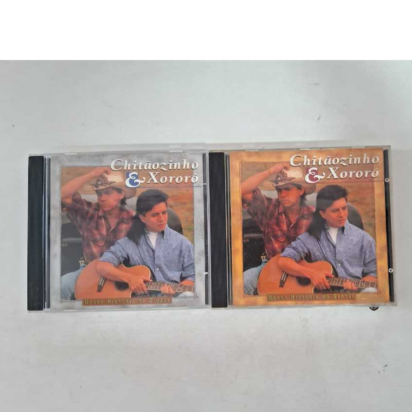 2 CD's Chitãozinho & Xororó - Nossa História Na Cidade + Nossa História No Sertão
