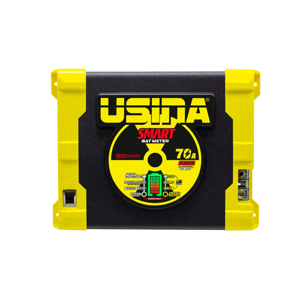 Fonte e Carregador Automotivo Usina Bat Meter 70A 12V
