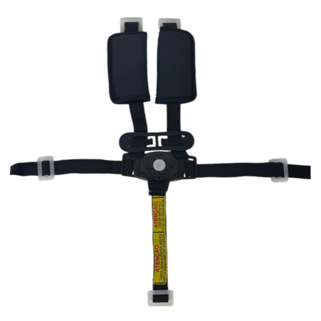 Cinto Seguranca Completo 1016 Ppa Rev02 Para Carrinhos De Bebê  Galzerano