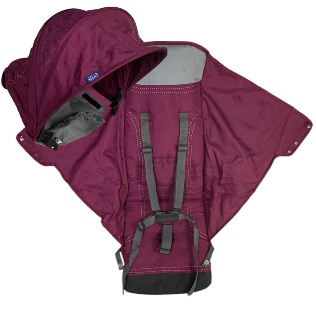 Estofado Com Capota Para Carrinho De Bebê Red Plum Liteway 3 Chicco