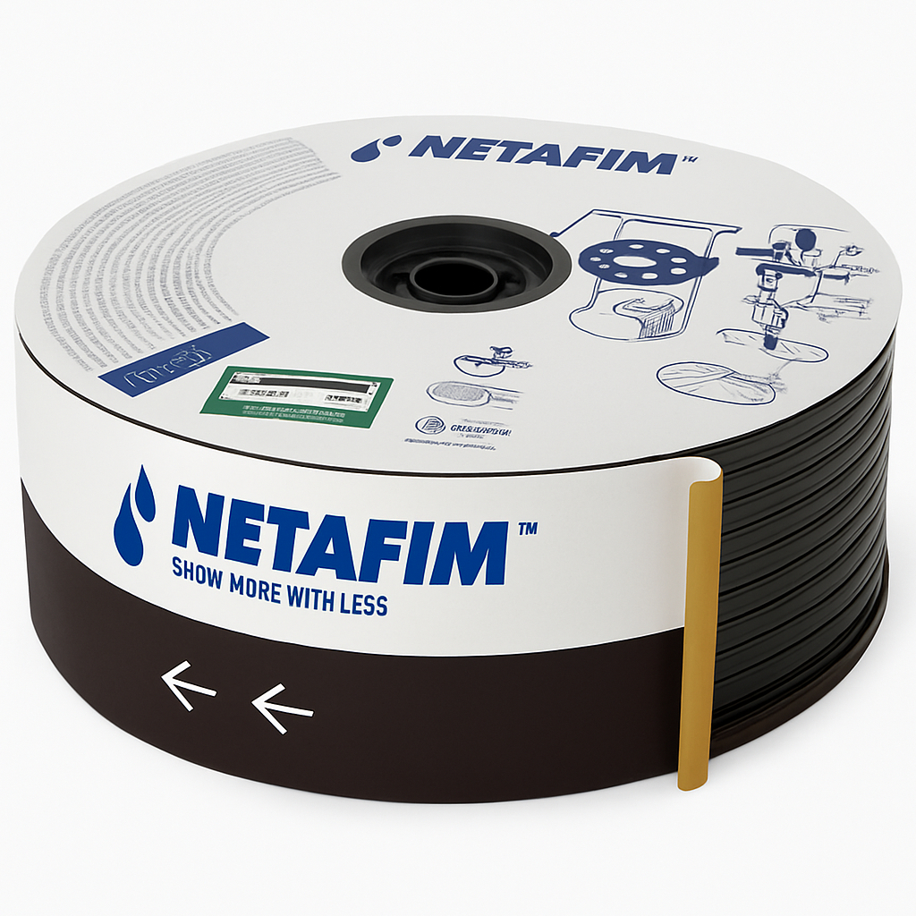 Fita Gotejamento Netafim Streamline 1000 Metros - tubo, mangueira gotejadora 1,6 litros/hora