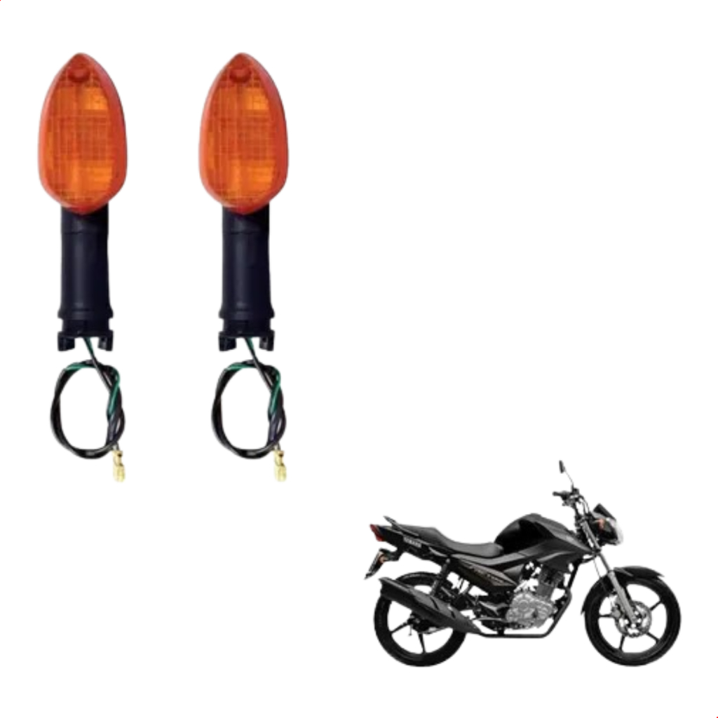 Par de Pisca Seta Xtz 250 Lander Moto Laranja Modelo Original GVS 2 Unidades em Oferta na Shopee