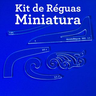 Kit de Réguas em Miniatura em Oferta na Shopee