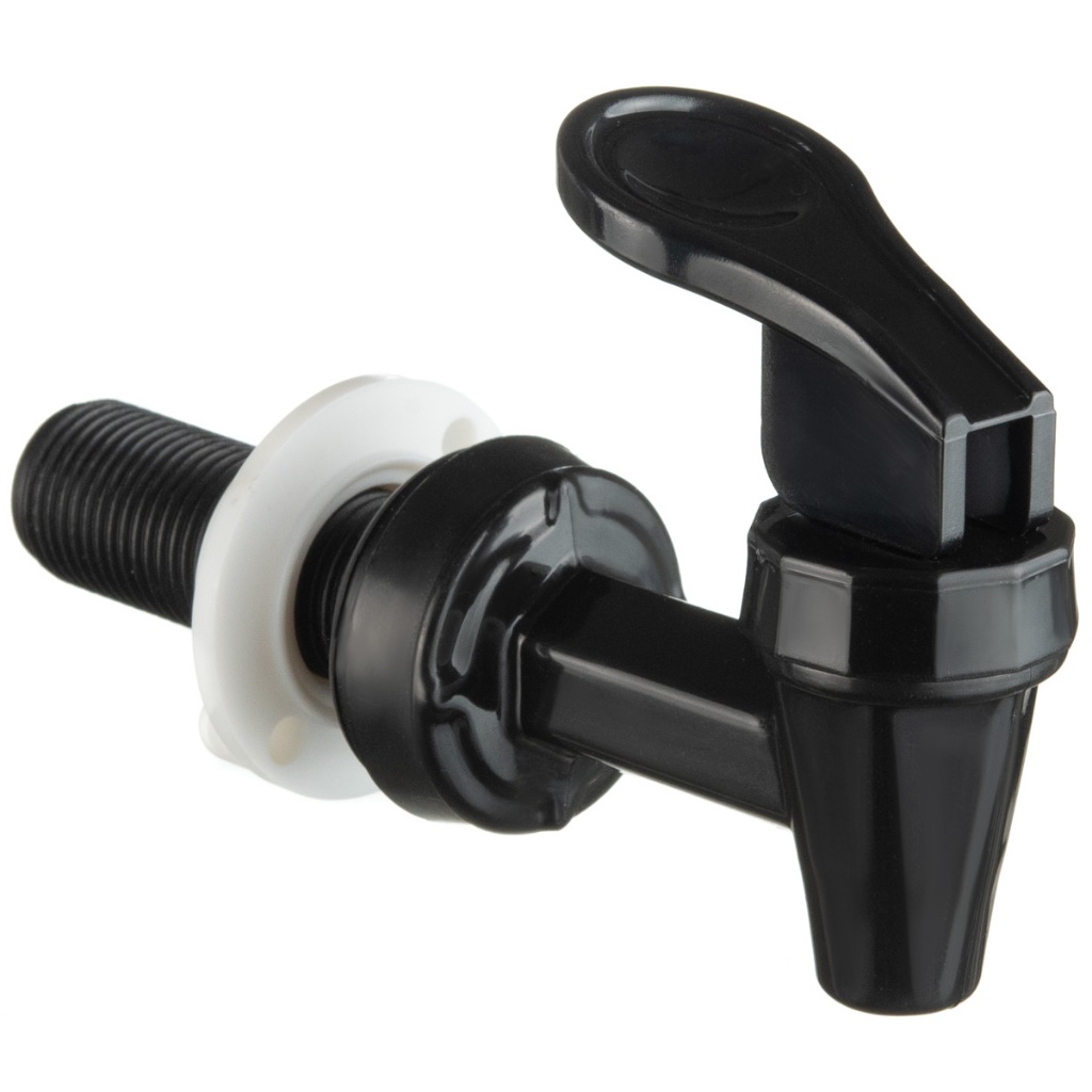 kit com 2 Torneirinhas Pretas Torneiras para Filtro de Barro Galão Refresqueiras Suqueiras Barril Cachaça Garrafas