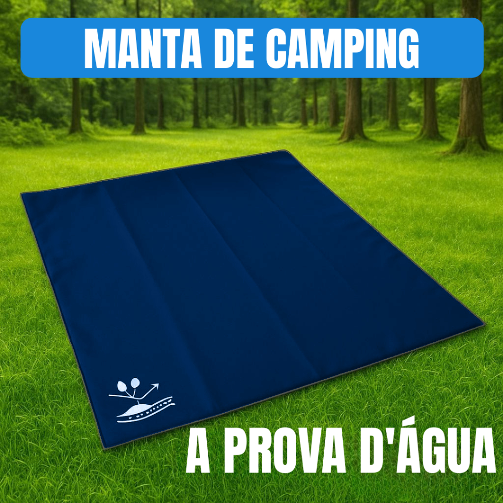 Base Impermeável para Acampamento | Resistente e Compacta para Trekking, Bushcraft e Trilha