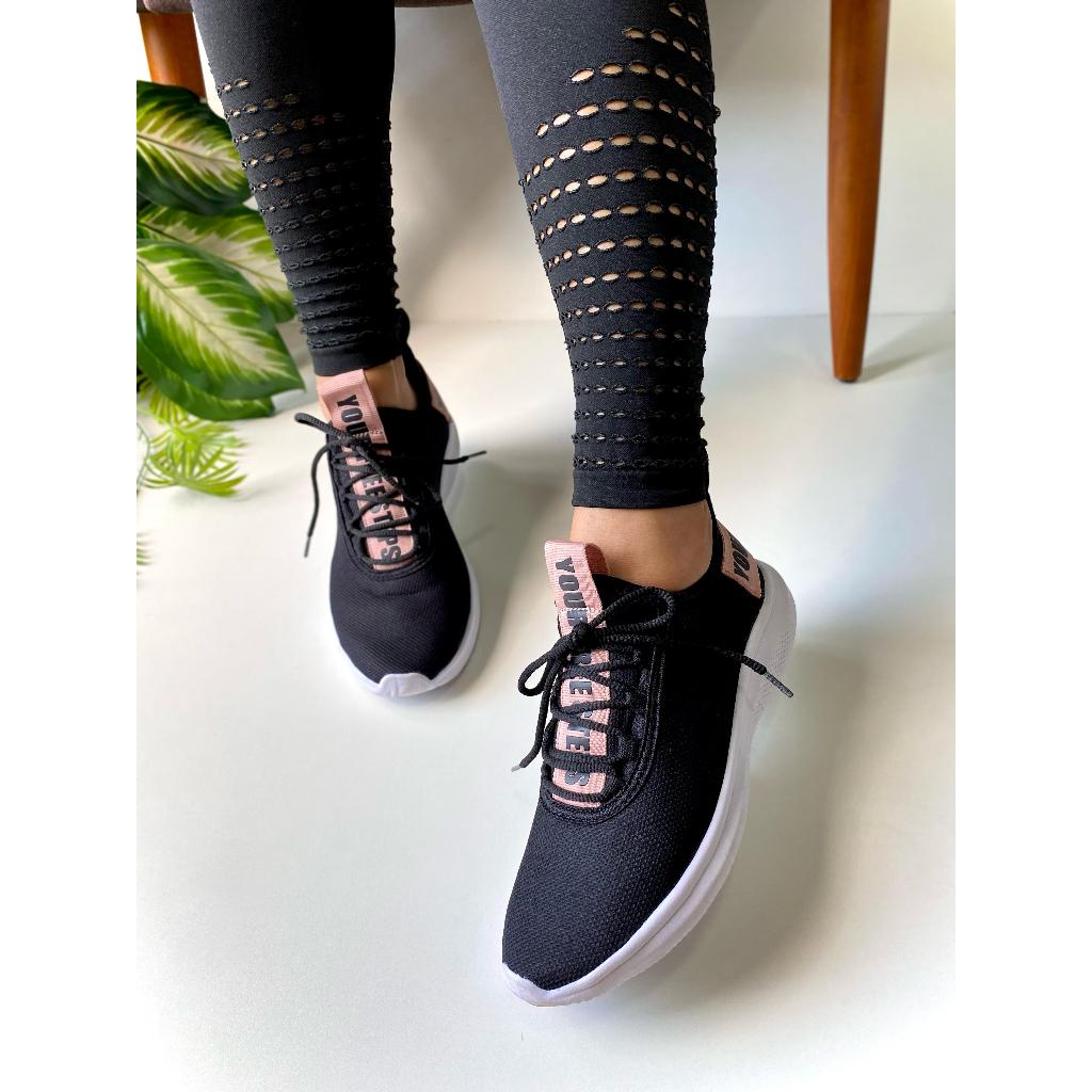 Tênis Feminino e masculino academia caminhada leve e confortável na promoção para esporte e lazer