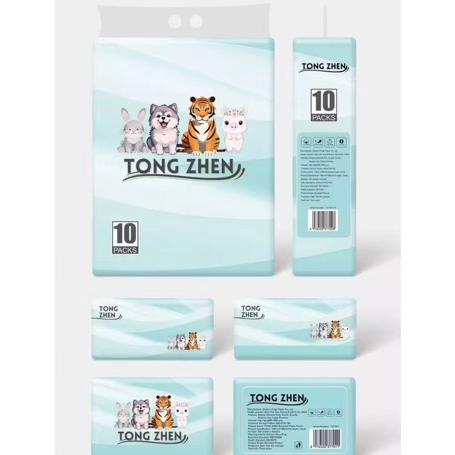 Kit com 10 Pacotes de Lenços De Papel Macio Descartável 400 Unidades/Lenço Papel Folha macias versaril 5 camadas