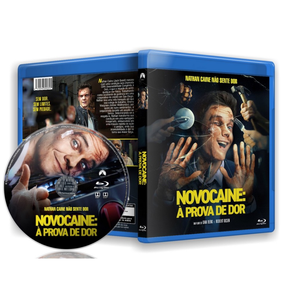 Filme Bluray: Novocaine - À Prova De Dor (2025) Dublado e Legendado